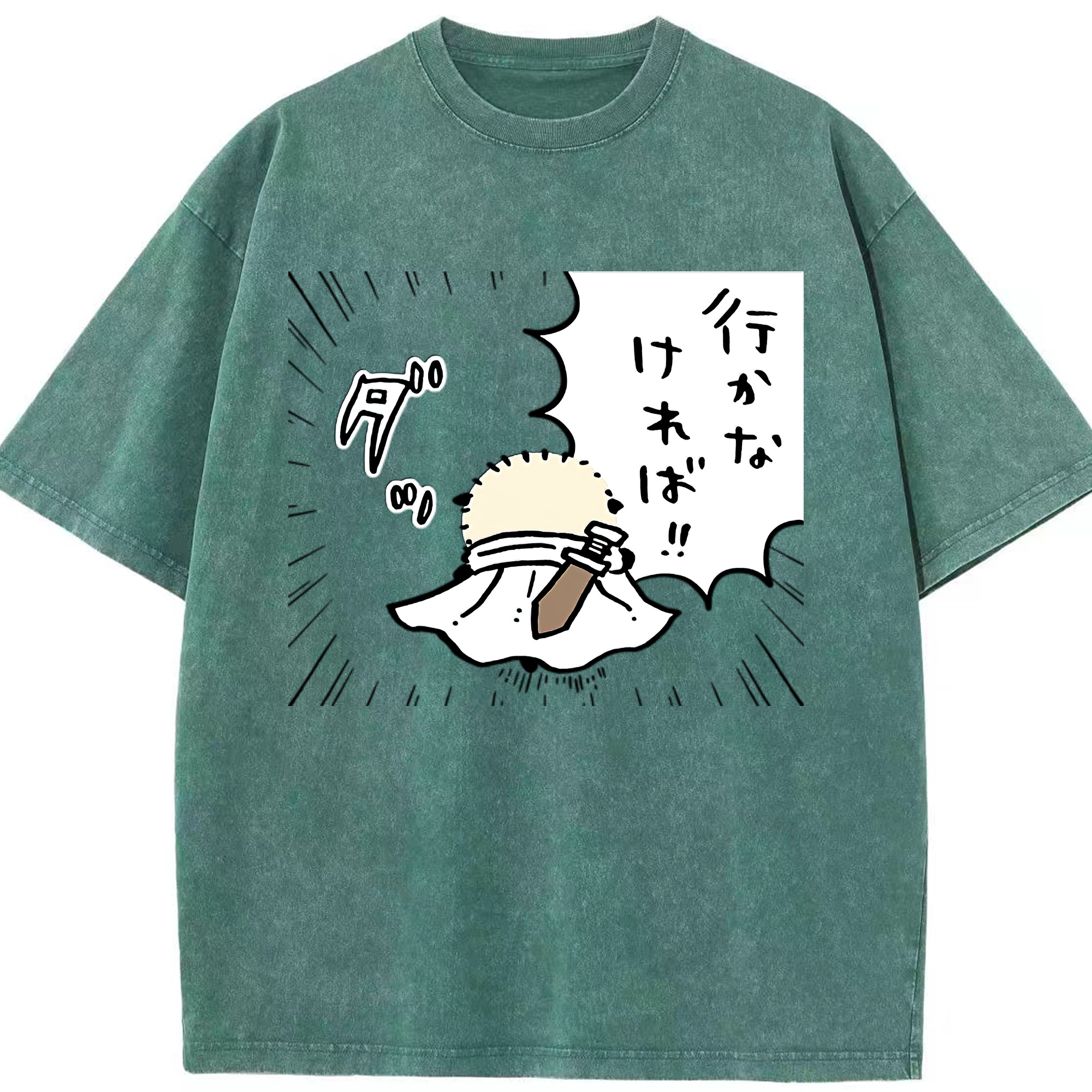 （画像用） ちいかわ ラッコ Chii-kawa Sea otter 綿100% ヴィンテージ風 半袖Tシャツ（フロントプリント）